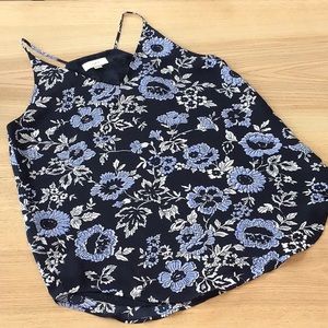 Loft floral tank top